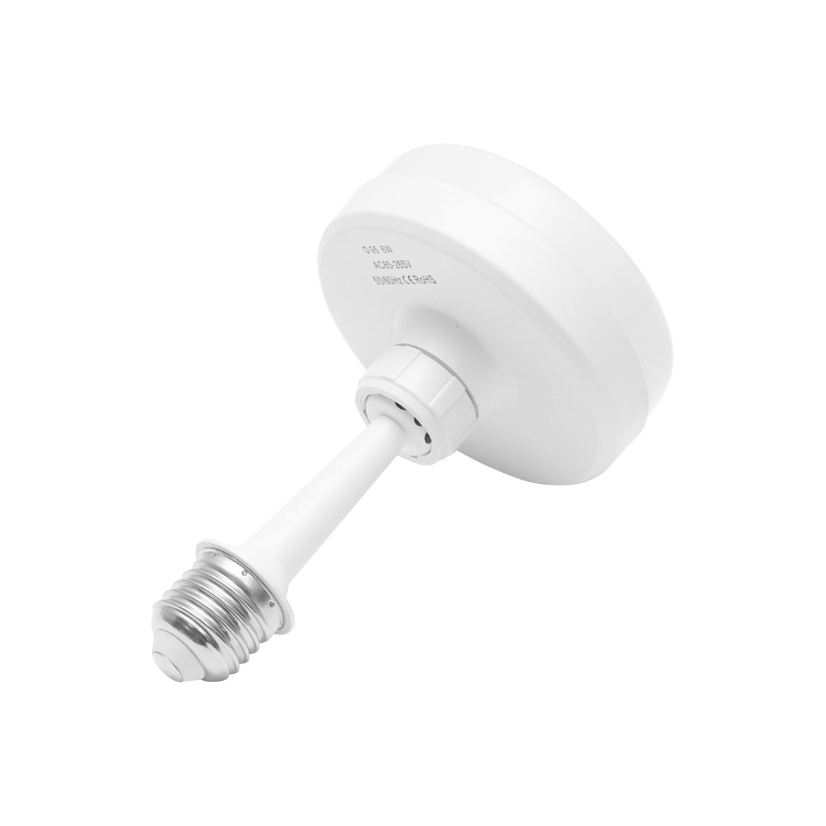 Lampada a lampadina LED E27, 6W, 220V, IP20, lampada orientabile a 360 gradi con presa interna/esterna