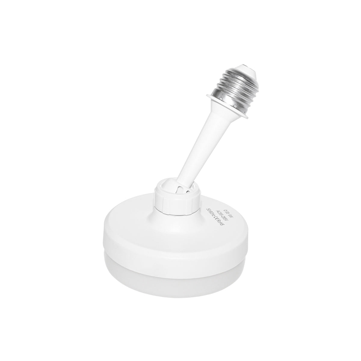 Lampada a lampadina LED E27, 6W, 220V, IP20, lampada orientabile a 360 gradi con presa interna/esterna