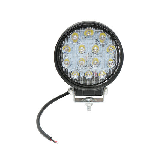 Lampada con 14 LED, 10-30V, 42W, angolo di radiazione 60°, rotonda.