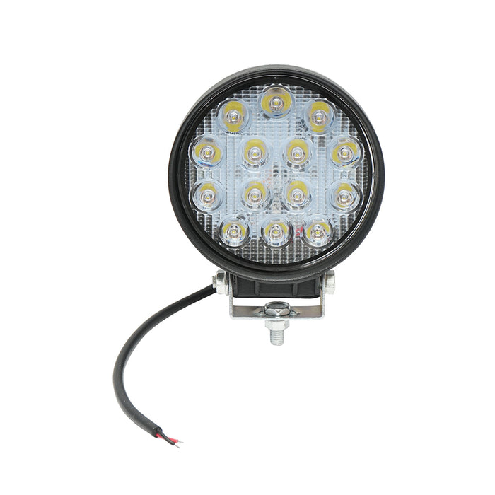 Lampada con 14 LED, 10-30V, 42W, angolo di radiazione 60°, rotonda.