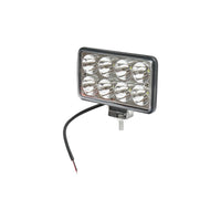 Lampada con 8 LED, 10-30V, 24W, 152x90x65mm, angolo di radiazione 30°, tipo spot, Breckner Germany.
