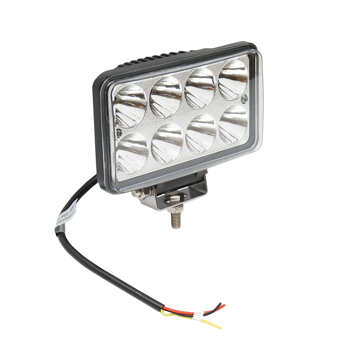 Lampada con 8 LED, 10-30V, 24W, 152x90x65mm, angolo di radiazione 30°, tipo spot, Breckner Germany.