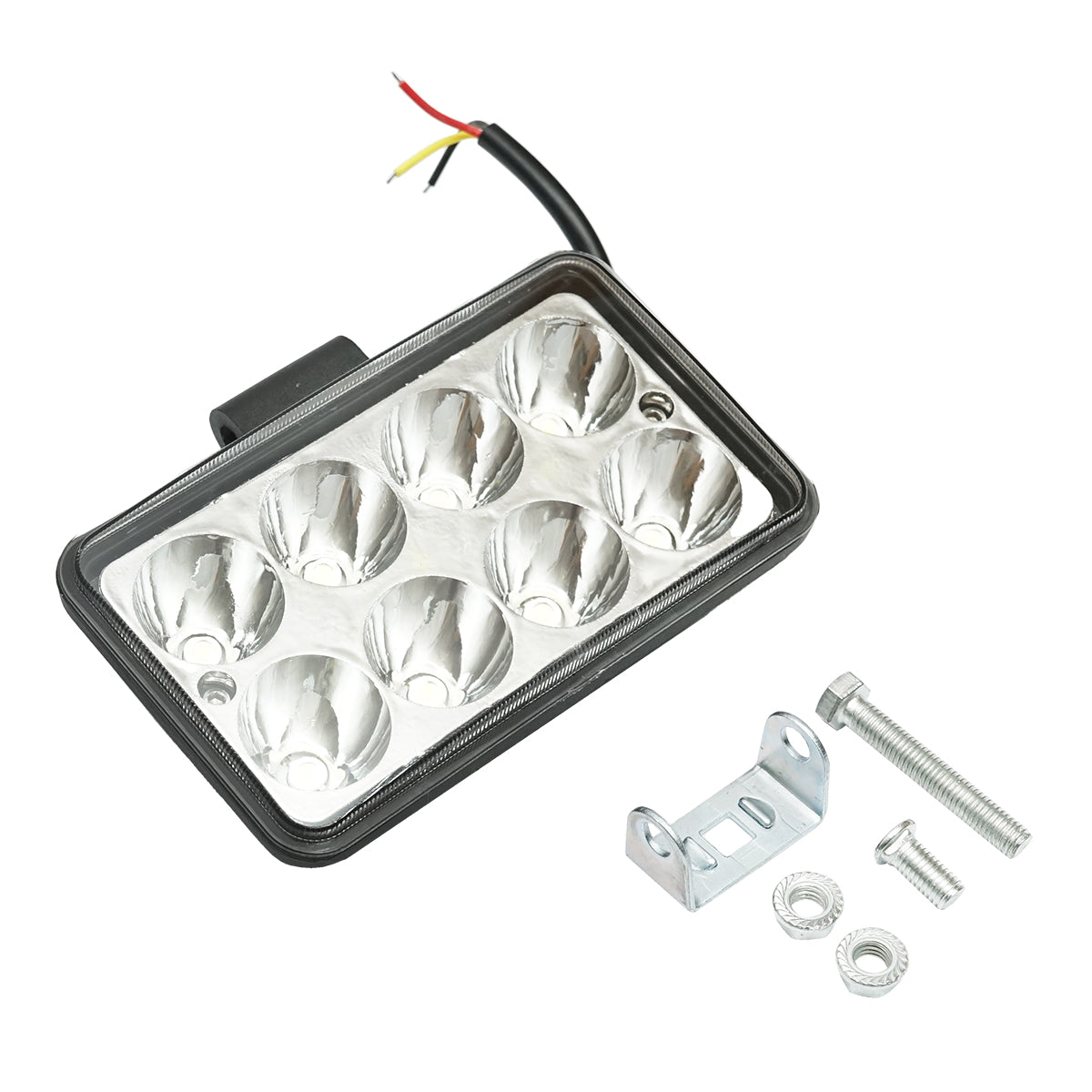 Lampada con 8 LED, 10-30V, 24W, angolo di radiazione 30°, tipo spot, Breckner Germany