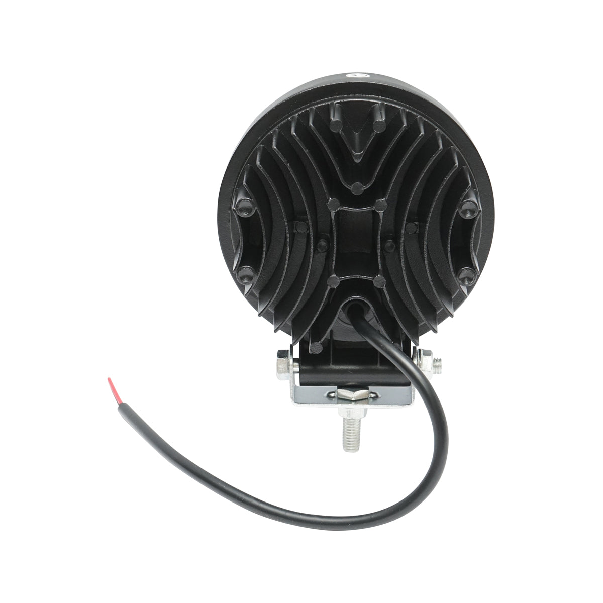 Lampada con 9 LED, 10-60V, 27W, angolo di radiazione 30°, tipo spot, 114x114x48mm, 6000K, IP67, Breckner Germany.