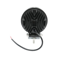 Lampada con 9 LED, 10-60V, 27W, angolo di radiazione 30°, tipo spot, 114x114x48mm, 6000K, IP67, Breckner Germany.