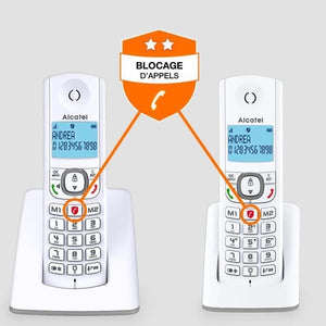 Alcatel F530 duo grigio senza segreteria telefonica