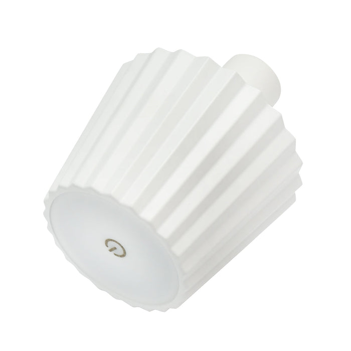 Lampada da tavolo LED, 3W, ricaricabile, 3.7V 1800mAh, USB 5V 1A, bianca, Breckner Germany