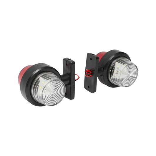 Lampada di posizione a LED, rosso-bianco, 12-24V, Breckner Germany