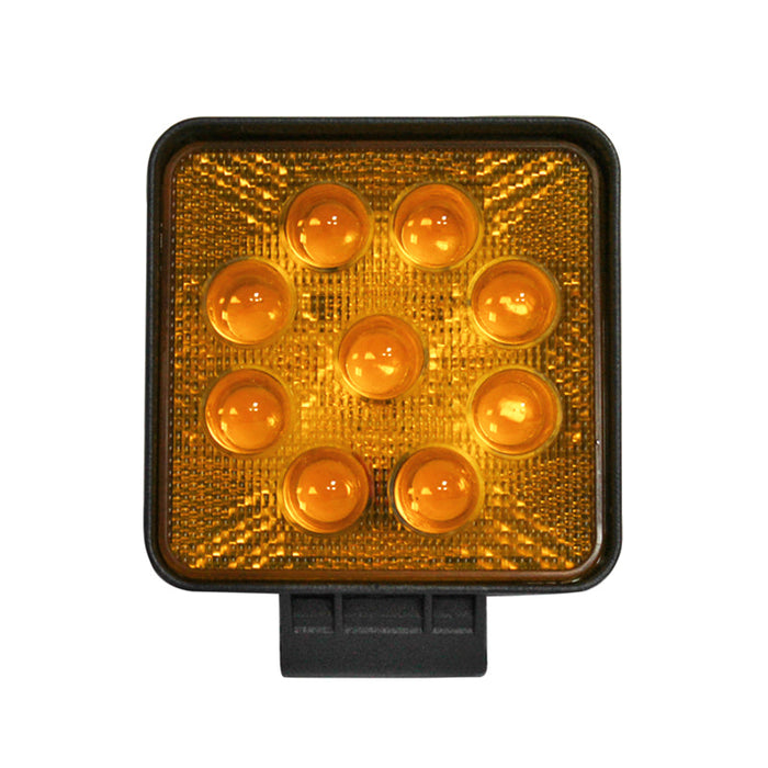Lampada fendinebbia posteriore con 9 LED, 10-30V, 27W, angolo di radiazione 30°, tipo spot, Breckner Germany.