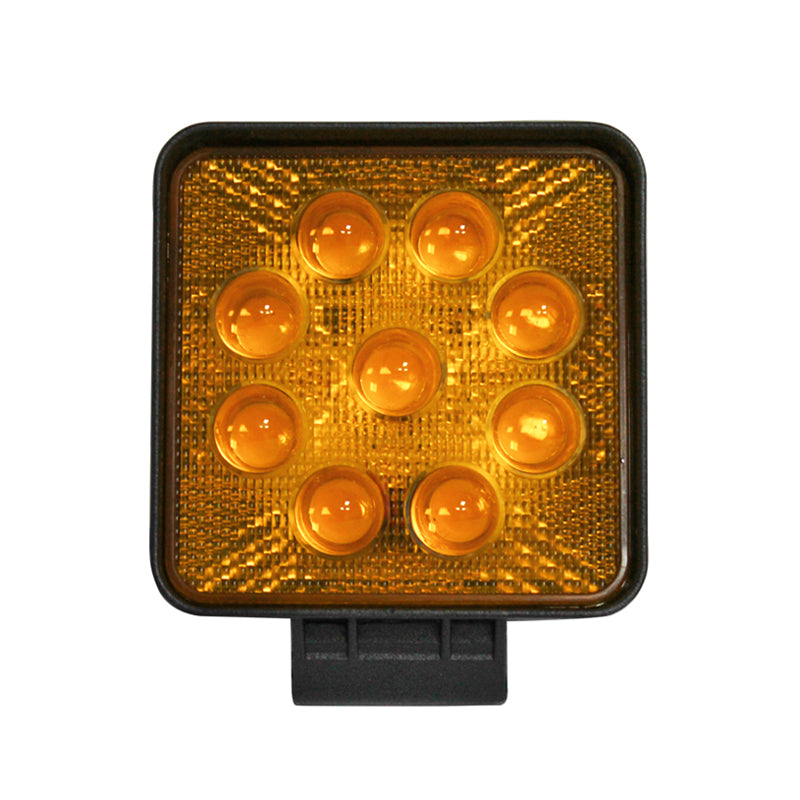 Lampada fendinebbia posteriore con 9 LED, 10-30V, 27W, angolo di radiazione 30°, tipo spot, Breckner Germany.