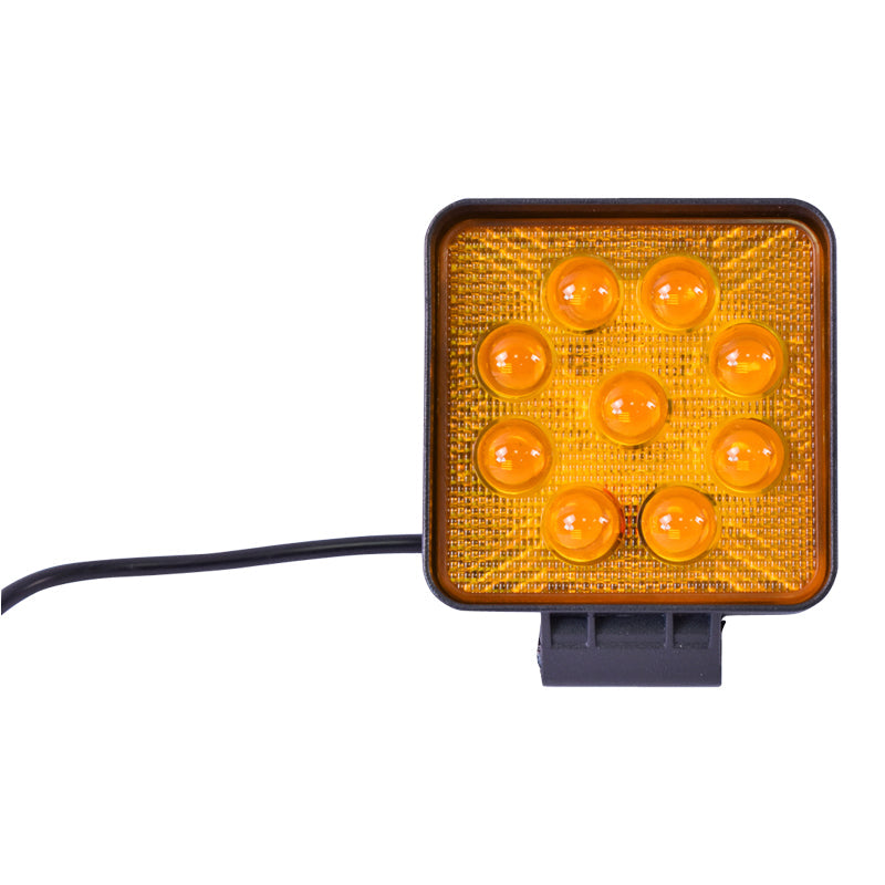 Lampada fendinebbia posteriore con 9 LED, 10-30V, 27W, angolo di radiazione 30°, tipo spot, Breckner Germany.