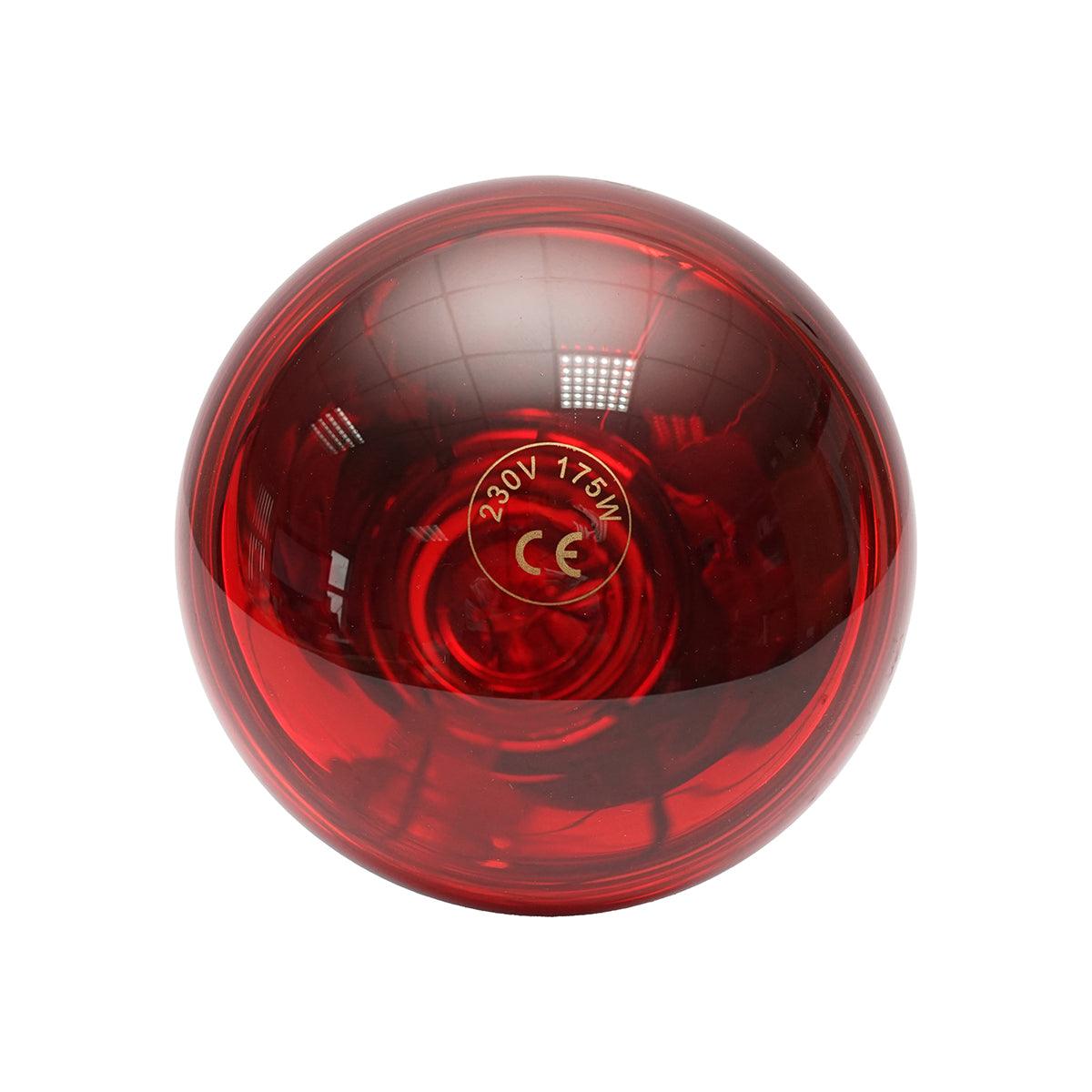 Lampada Infrarossi Riscaldante Pulcini LAMPADA INFRAROSSI 175W E27 RISCALDAMENTO PULCINI e altri animali