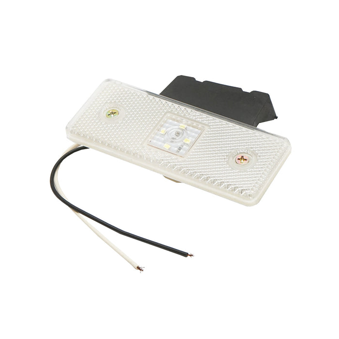 Lampada laterale  bianca con 4 LED SMD, 24V