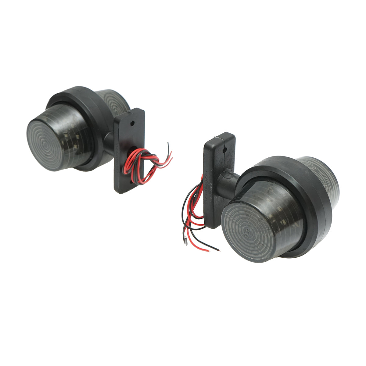 Lampada laterale  con LED fumurio, 12-24V, rosso-bianco, Breckner Germany, modello FR0117