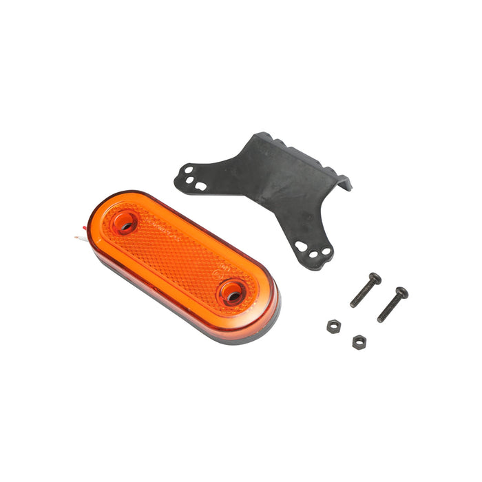 Lampada laterale  con LED, 12-24V, gialla, Breckner Germany.