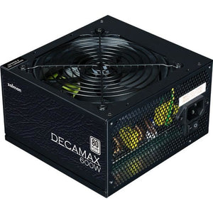 Alimentatore per PC - ZALMAN - DecaMax 600W - 80+ - Non modulare - Ventola da 120 mm - Nero