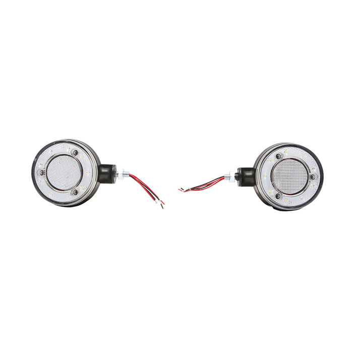 Lampada laterale  con LED, 12-24V, rosso-bianco, Breckner Germany, modello FR0331RW