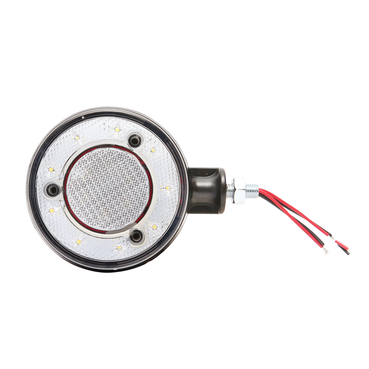 Lampada laterale  con LED, 12-24V, rosso-bianco, Breckner Germany, modello FR0331RW