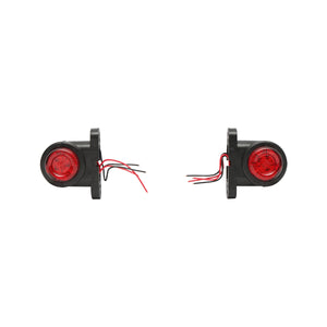 Lampada laterale  con LED, 12-24V, rosso-bianco, FR0102 Breckner Germany