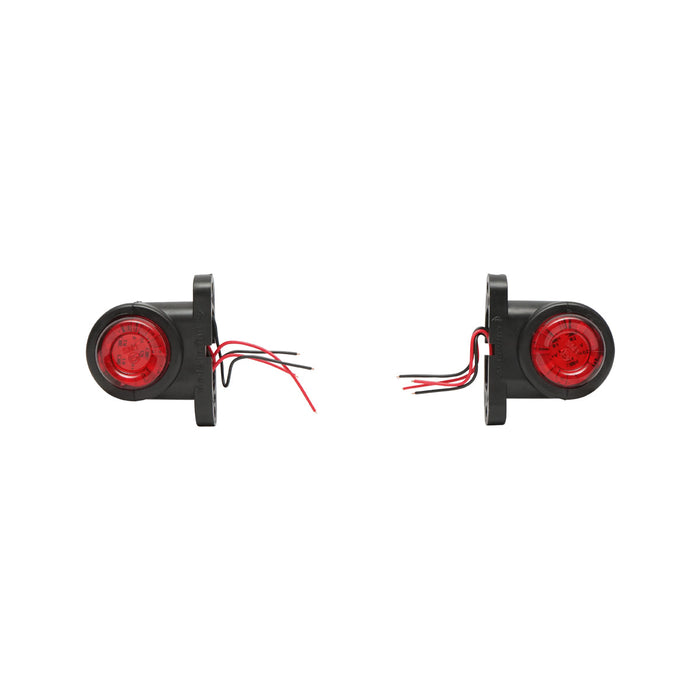 Lampada laterale  con LED, 12-24V, rosso-bianco, FR0102 Breckner Germany