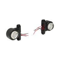 Lampada laterale  con LED, 12-24V, rosso-bianco, FR0102 Breckner Germany