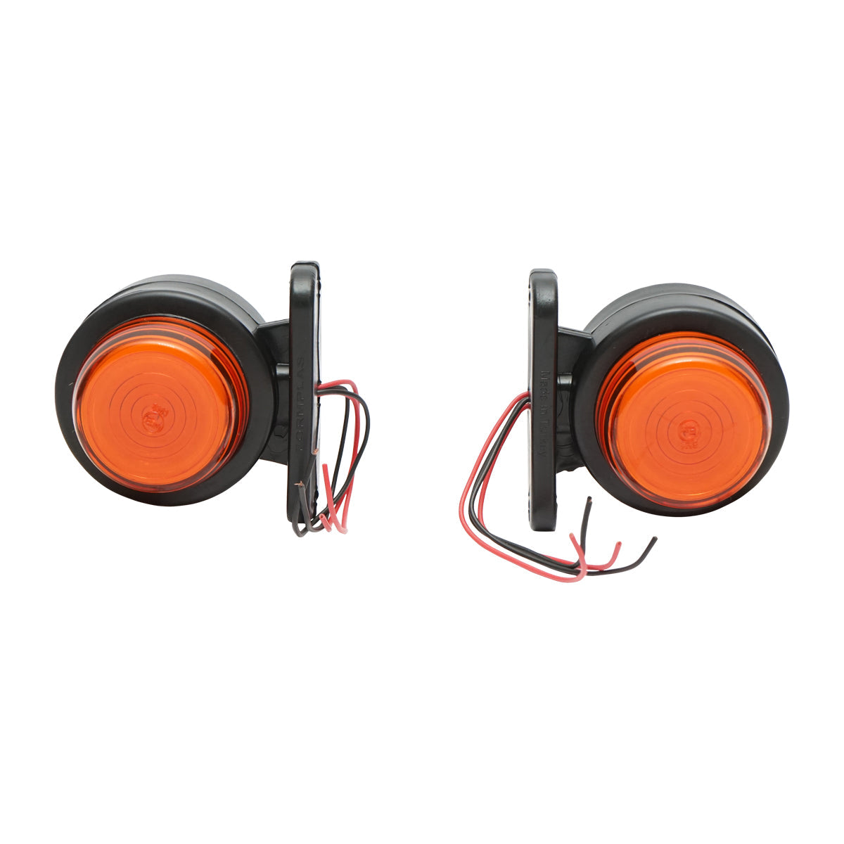 Lampada laterale  con LED, 12-24V, rosso-gialla, Breckner Germany