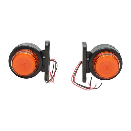 Lampada laterale  con LED, 12-24V, rosso-gialla, Breckner Germany