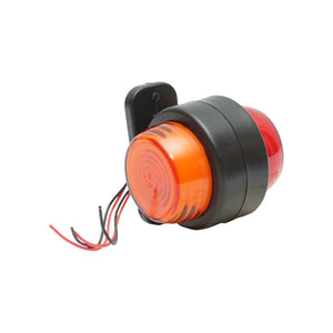 Lampada laterale  con LED, 12-24V, rosso-gialla, Breckner Germany