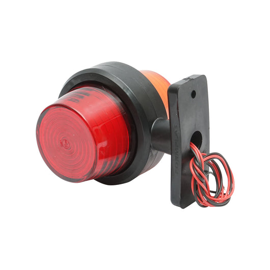 Lampada laterale  con LED, 12-24V, rosso-gialla, Breckner Germany, modello FR0117