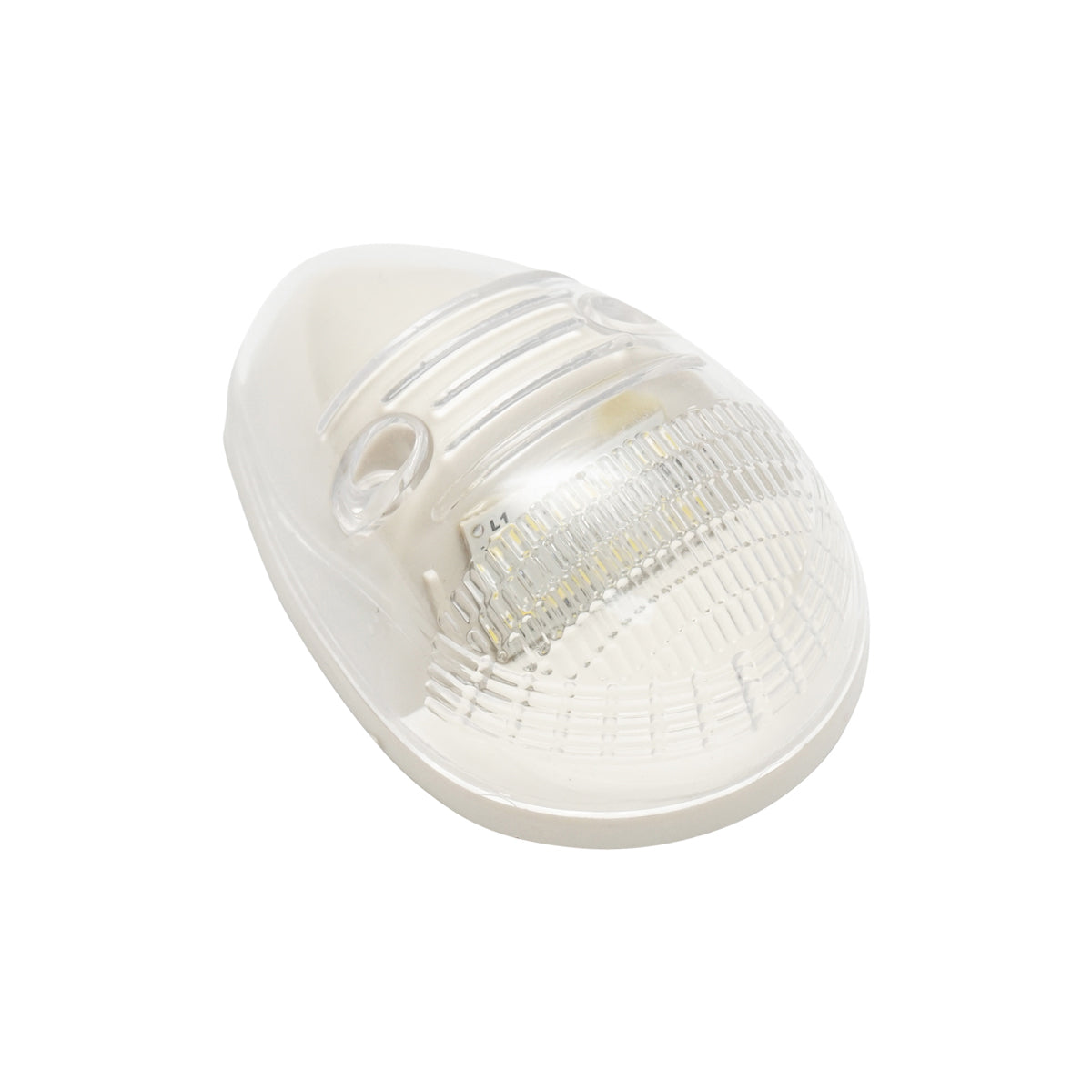 Lampada laterale  LED bianca, 100 mm, 12V-24V, FR1272W, Breckner Germany