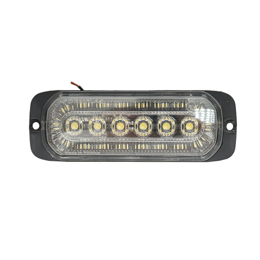 Lampada laterale  LED, 12V-24V, bianca intermittente, 132x46 mm, Breckner Germany.