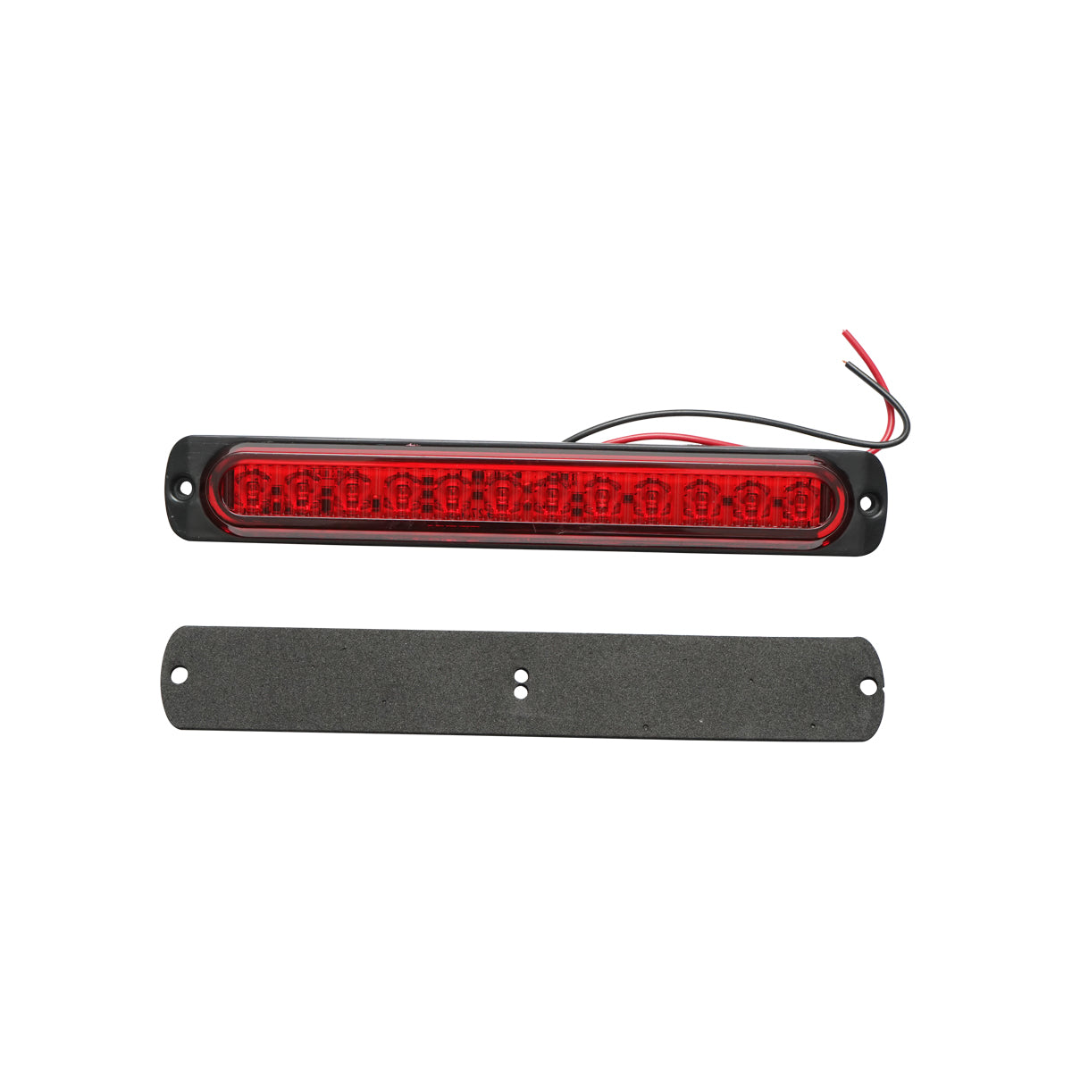 Lampada laterale  LED, 12V-24V, rossa, 116 mm, FR1279, Breckner Germany