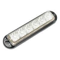Lampada laterale  LED, bianca, 12V-24V, 155x37 mm, con cornice nera, Breckner Germany
