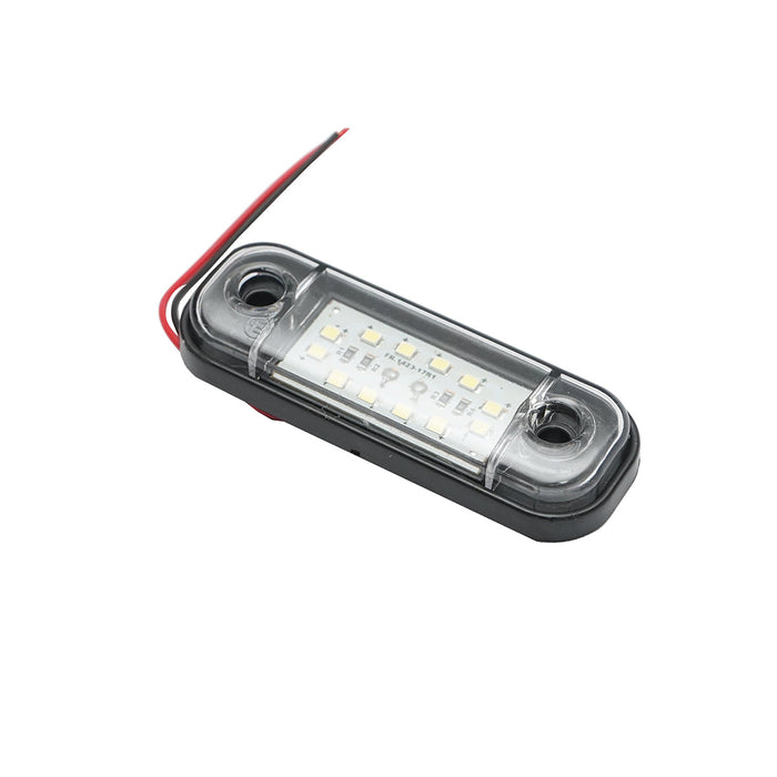 Lampada laterale  slim con LED bianca, 12V-24V, FR0175, Breckner Germany