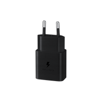 ALIMENTATORE SAMSUNG FAST EP-T1510XBEGEU 15W TYPE-C BLACK CON CAVO