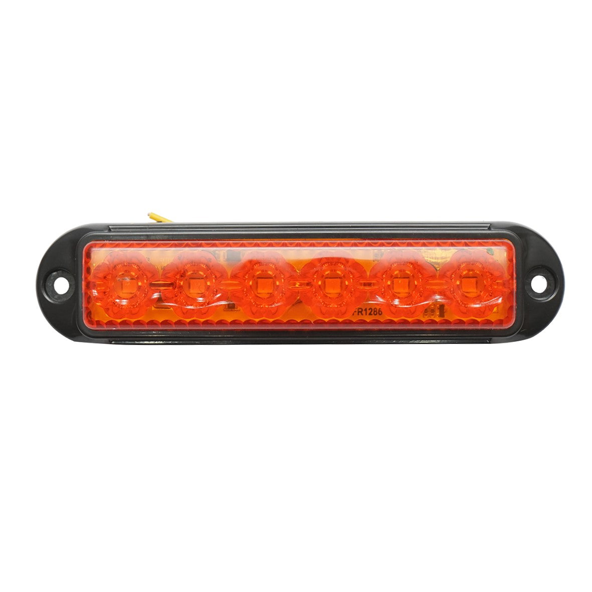 Lampada laterale  slim gialla con LED, 12-24V, gialla, 160x36 mm, Breckner Germany, modello FR1286Y