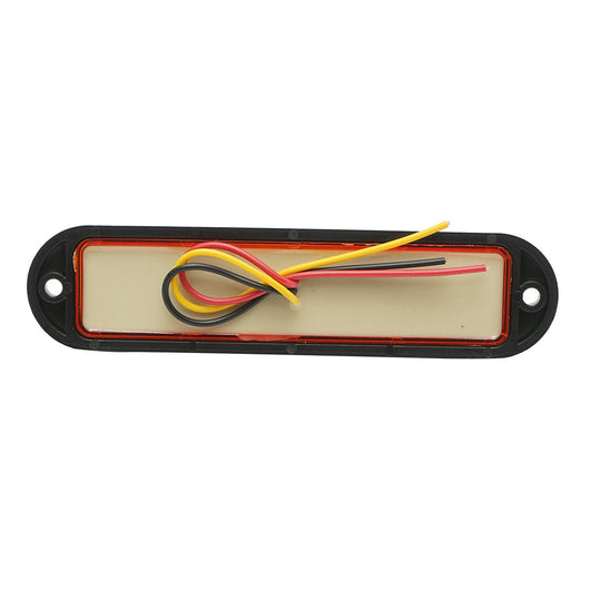 Lampada laterale  slim gialla con LED, 12-24V, gialla, 160x36 mm, Breckner Germany, modello FR1286Y