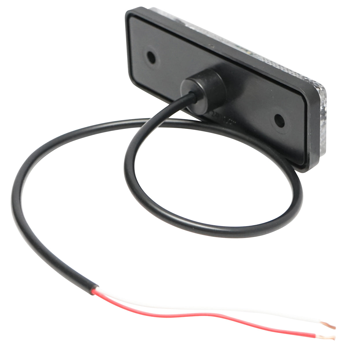 Lampada laterale bianca con LED, 24V.