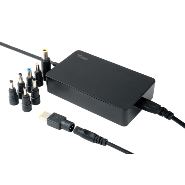 Alimentatore Universale per Notebook - 65W- 8 connettori- Slim Design