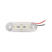 Lampada laterale con LED bianca, 12V/24V, F0171, Breckner Germany