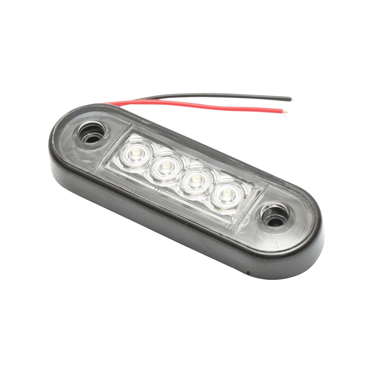Lampada laterale con LED bianca, 12V/24V, FR0170, Breckner Germany.