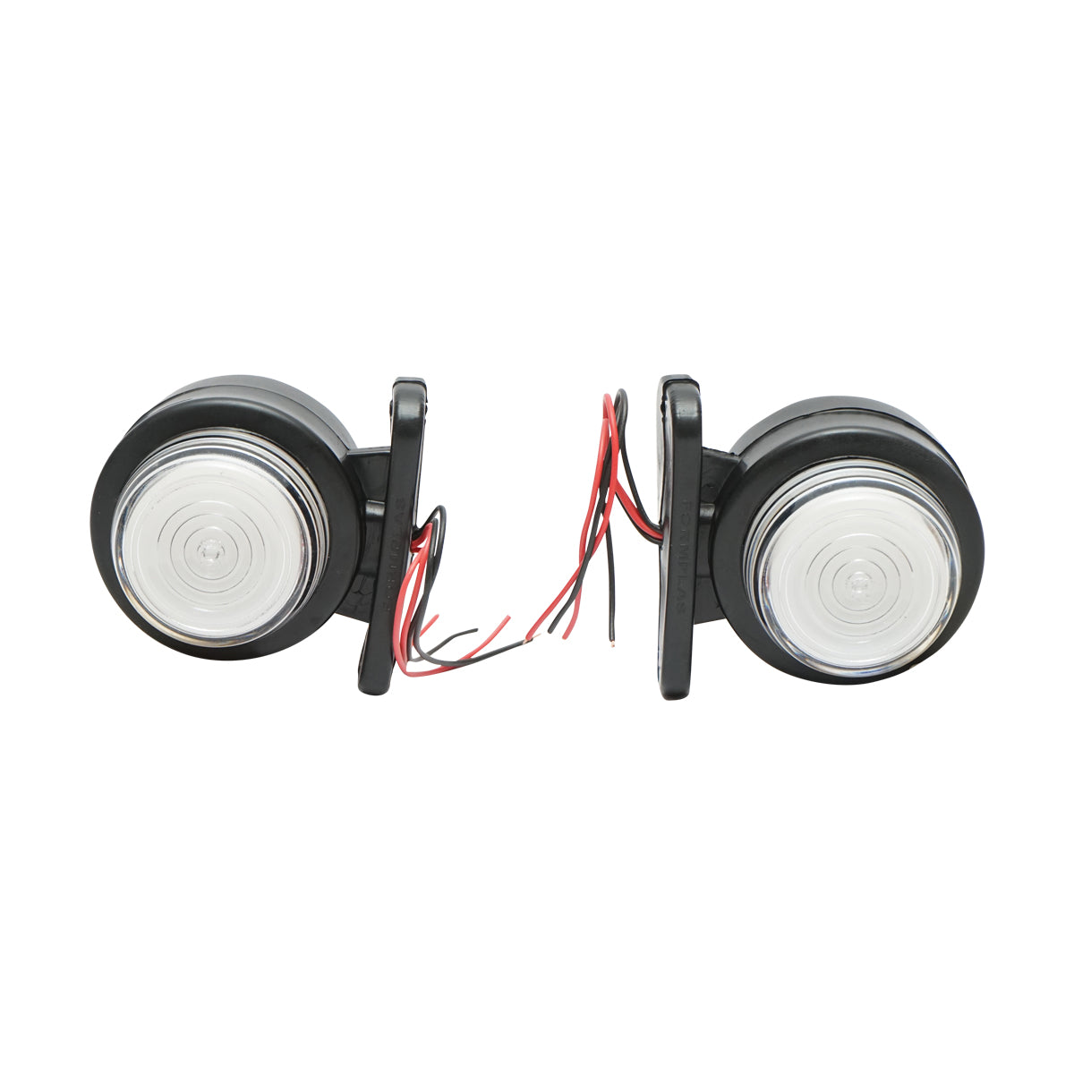 Lampada laterale con LED NEON, 12-24V, rosso-bianco, Breckner Germany