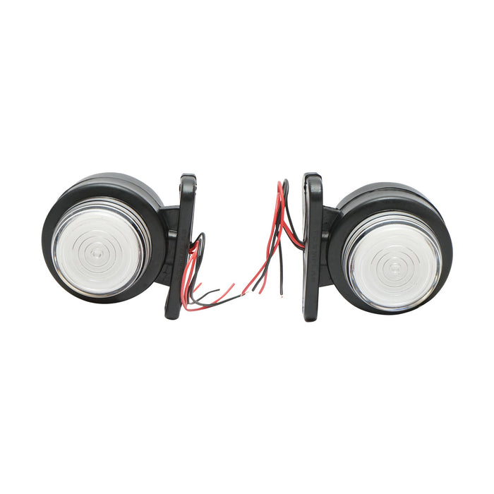 Lampada laterale con LED NEON, 12-24V, rosso-bianco, Breckner Germany