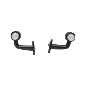 Lampada laterale con LED NEON, 12-24V, rosso-bianco, Breckner Germany