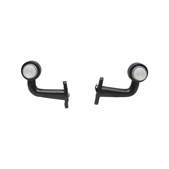 Lampada laterale con LED NEON, 12-24V, rosso-bianco, Breckner Germany