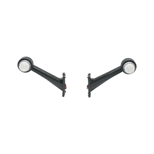 Lampada laterale con LED NEON, 12-24V, rosso-bianco, Breckner Germany