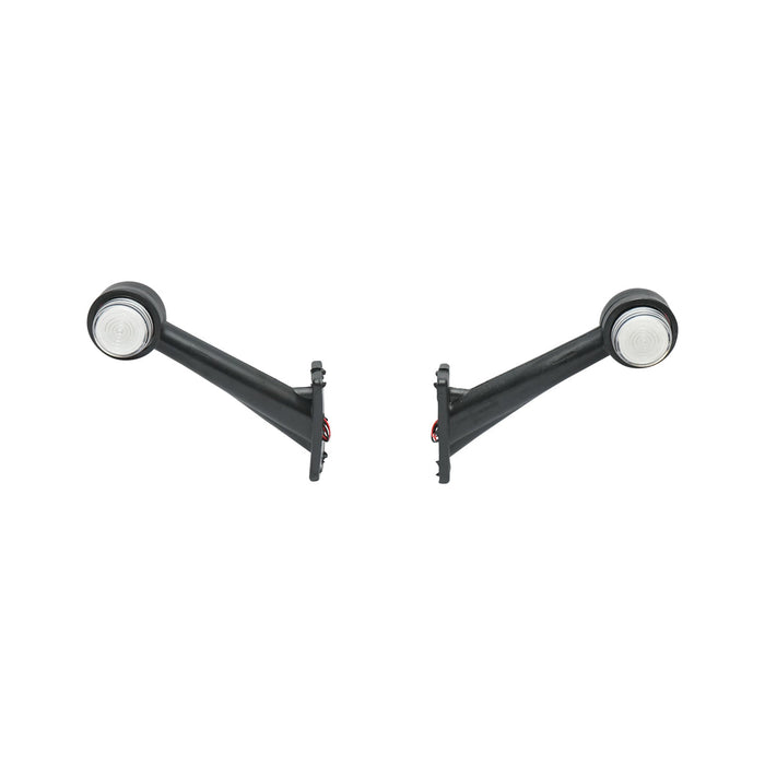 Lampada laterale con LED NEON, 12-24V, rosso-bianco, Breckner Germany