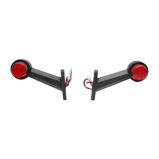 Lampada laterale con LED NEON, 12-24V, rosso-bianco, Breckner Germany