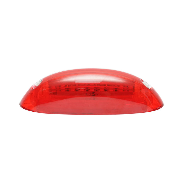 Lampada laterale con LED, 12-24V, rosso-bianca, Breckner Germany