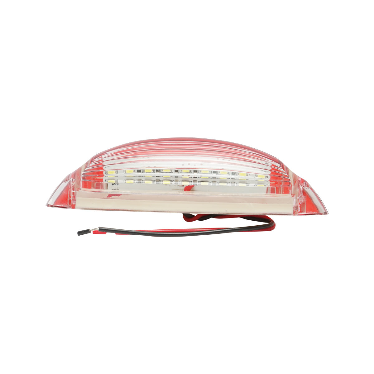 Lampada laterale con LED, 12-24V, rosso-bianca, Breckner Germany